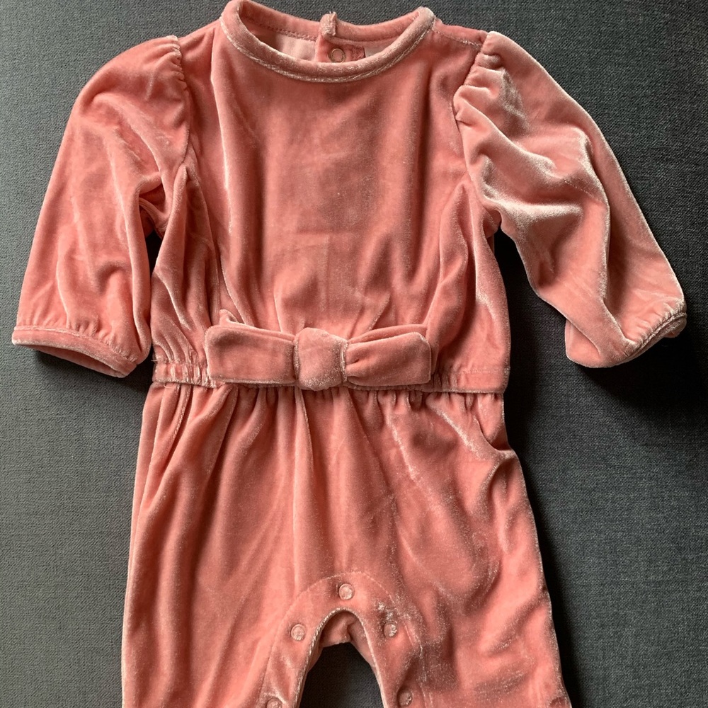 Carter’s Just One You velvet jumpsuit one piece